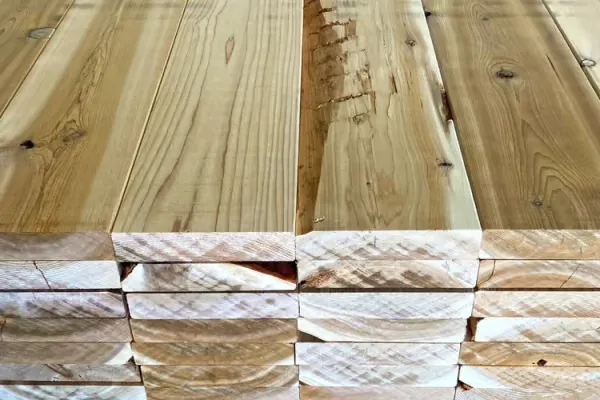 2 X 8 Cedar Cottage Grade S4S